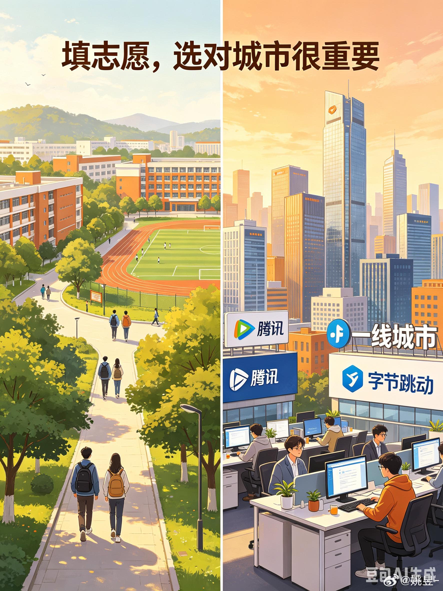 再过几天很多省份的高考成绩就快出来了吧，你们要进入更紧张的大学志愿填报阶段有一个