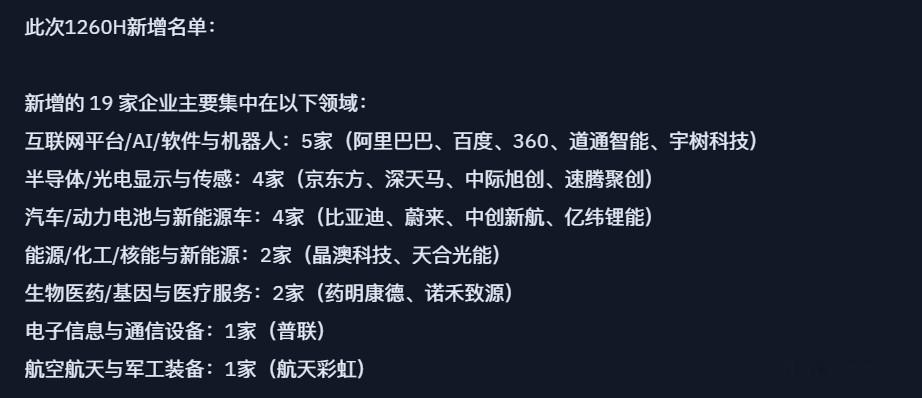 美国有可能继续把中国重要企业列入中国军工企业名单（1260H），这其算不上新一轮