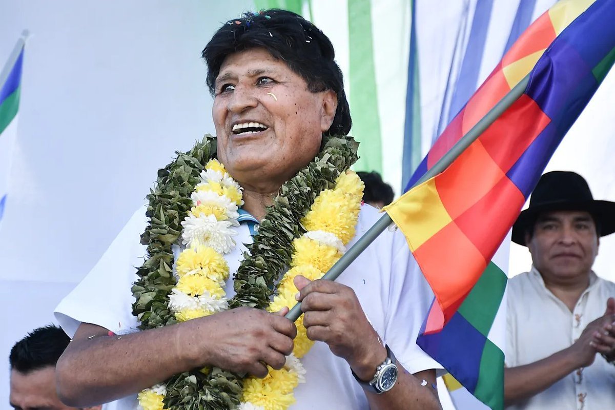🇧🇴❗多民族玻利维亚国首任总统、原住民及古柯种值农工会领袖 埃沃·莫拉莱斯·