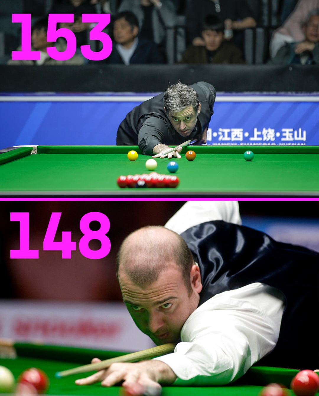 斯诺克世界公开赛 纪录刷新：在2026年斯诺克世界公开赛1/4决赛中，50岁的奥