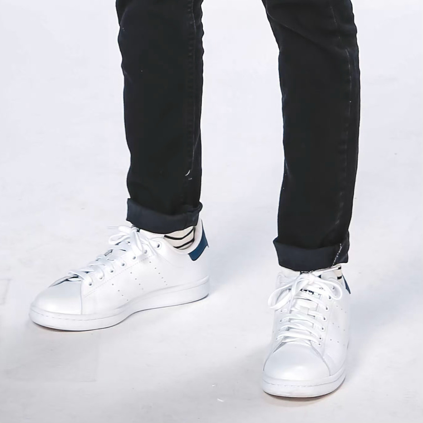 黑白细条纹袜🧦太可爱了🥺 