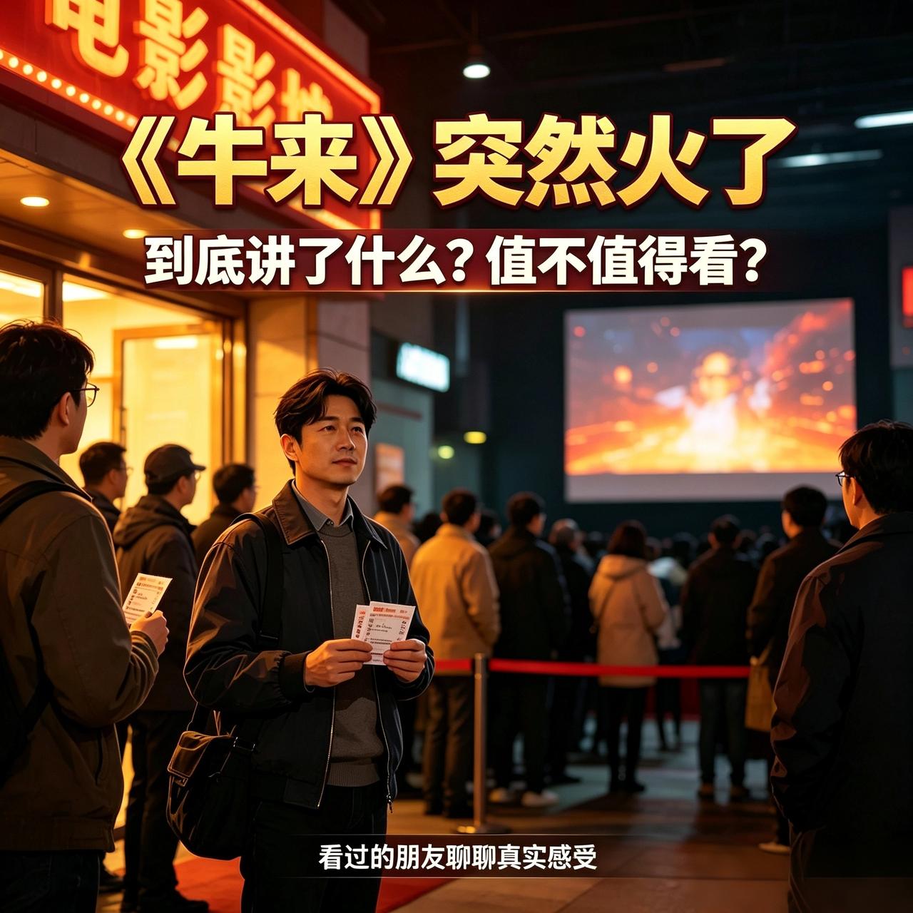 这段时间电影《牛来》热度特别高，票房一路走高，成了暑期档的一大热点。
说实话我还
