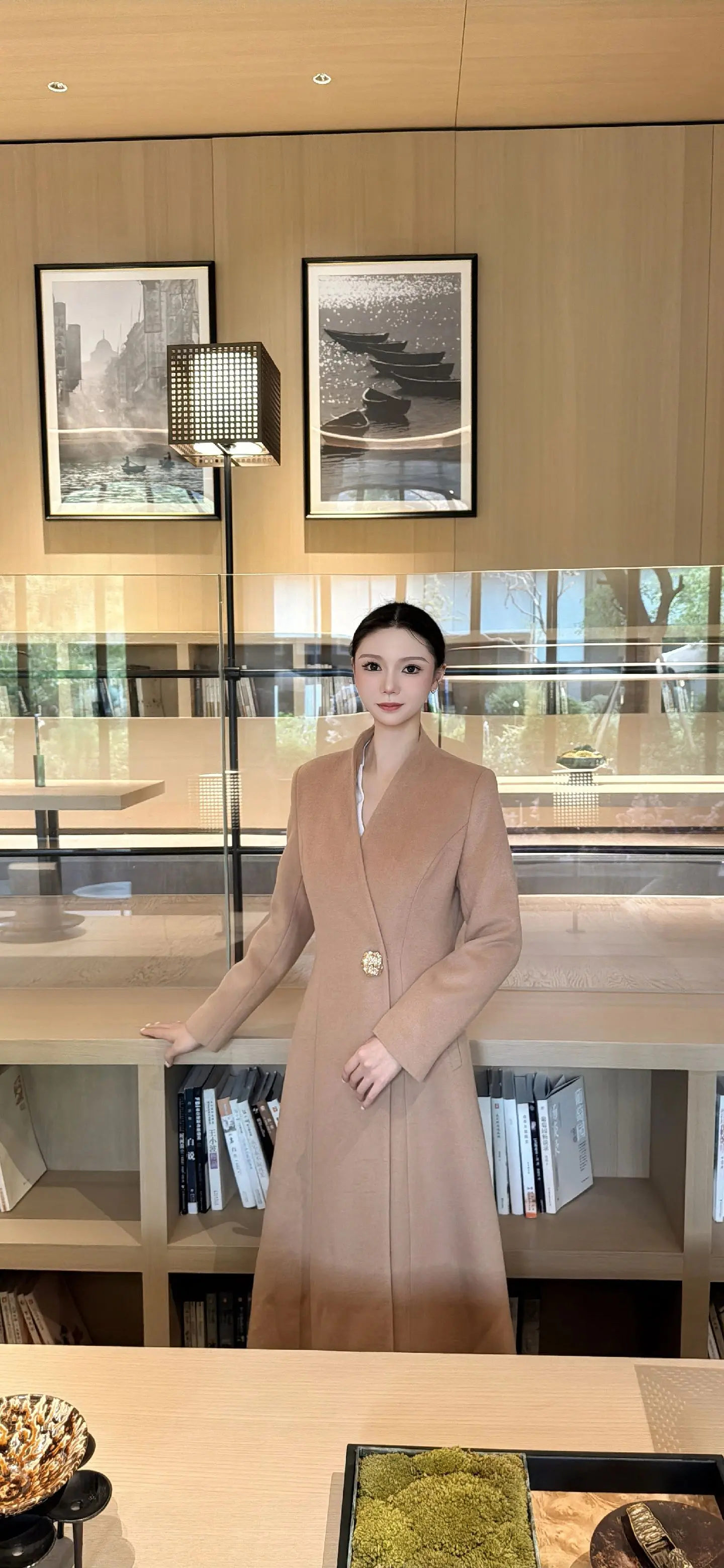 物业案场客服职业套装定制工作服旗袍酒店前台