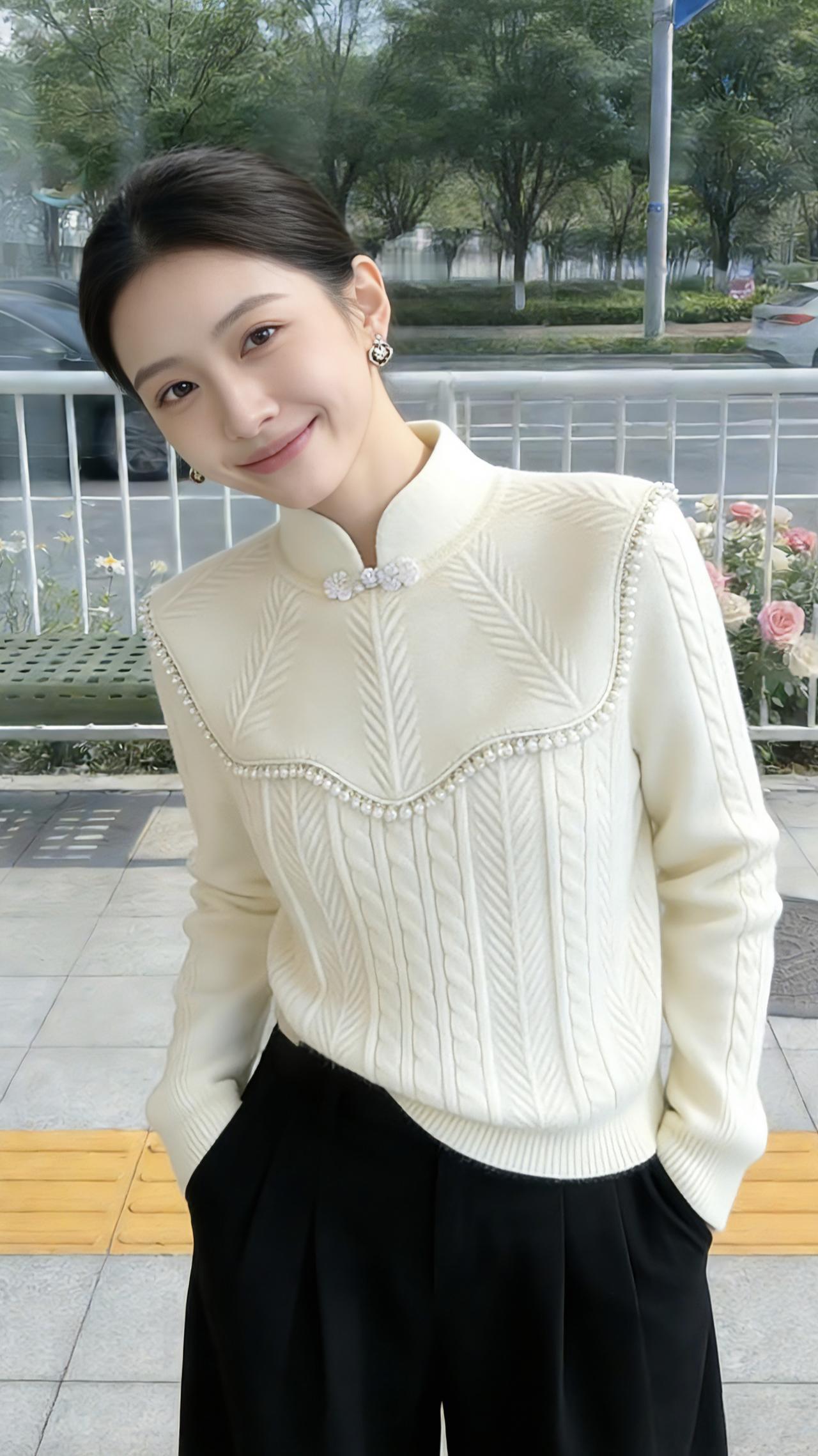 穿着得体是一种生活态度 穿出你的时尚你的感觉 穿搭不重样 女装上衣新年穿搭