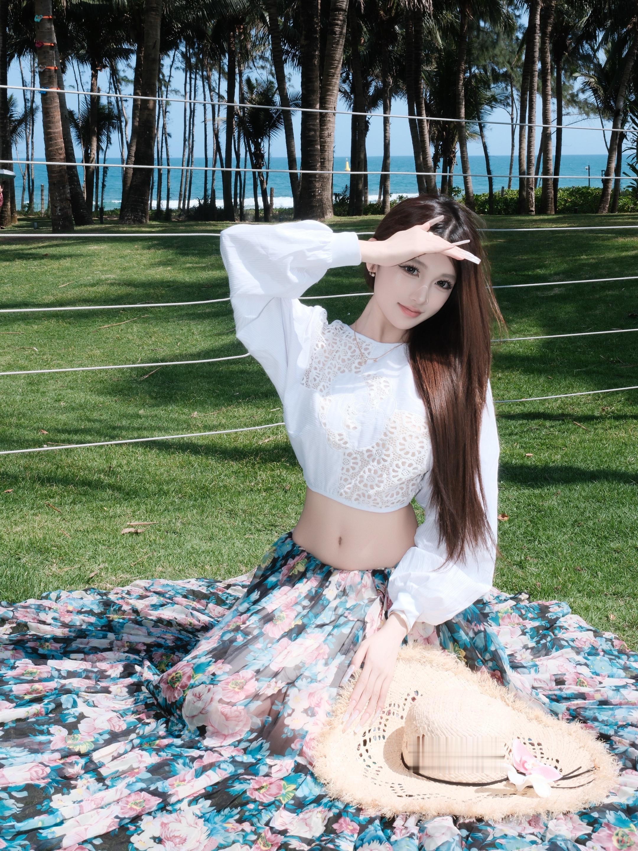 在海岛拍出来春天的感觉。