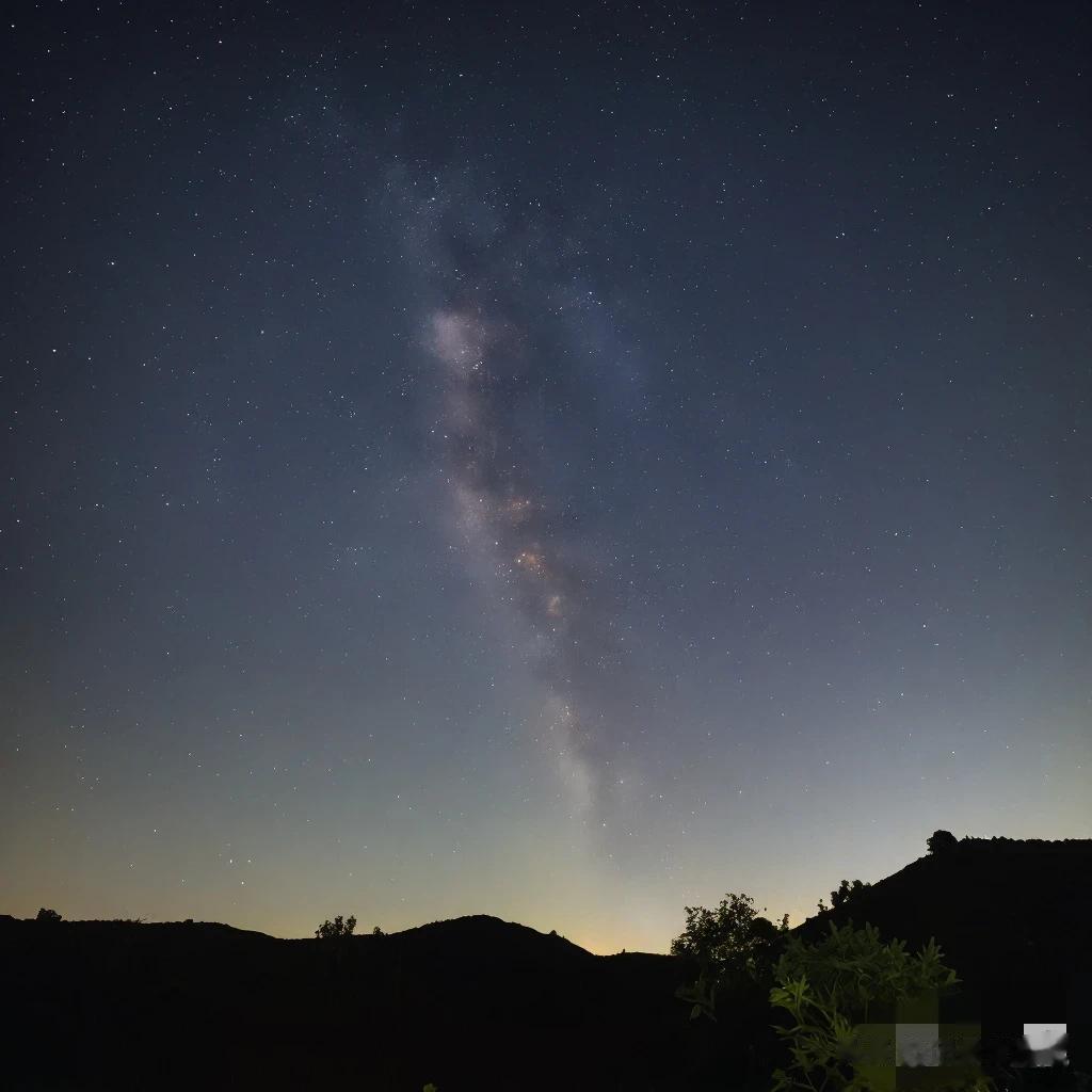 #中秋佳节倍思乡#

星斗闪烁，夜幕低垂，
乡村的夜晚，如此静谧。
月亮躲进云层