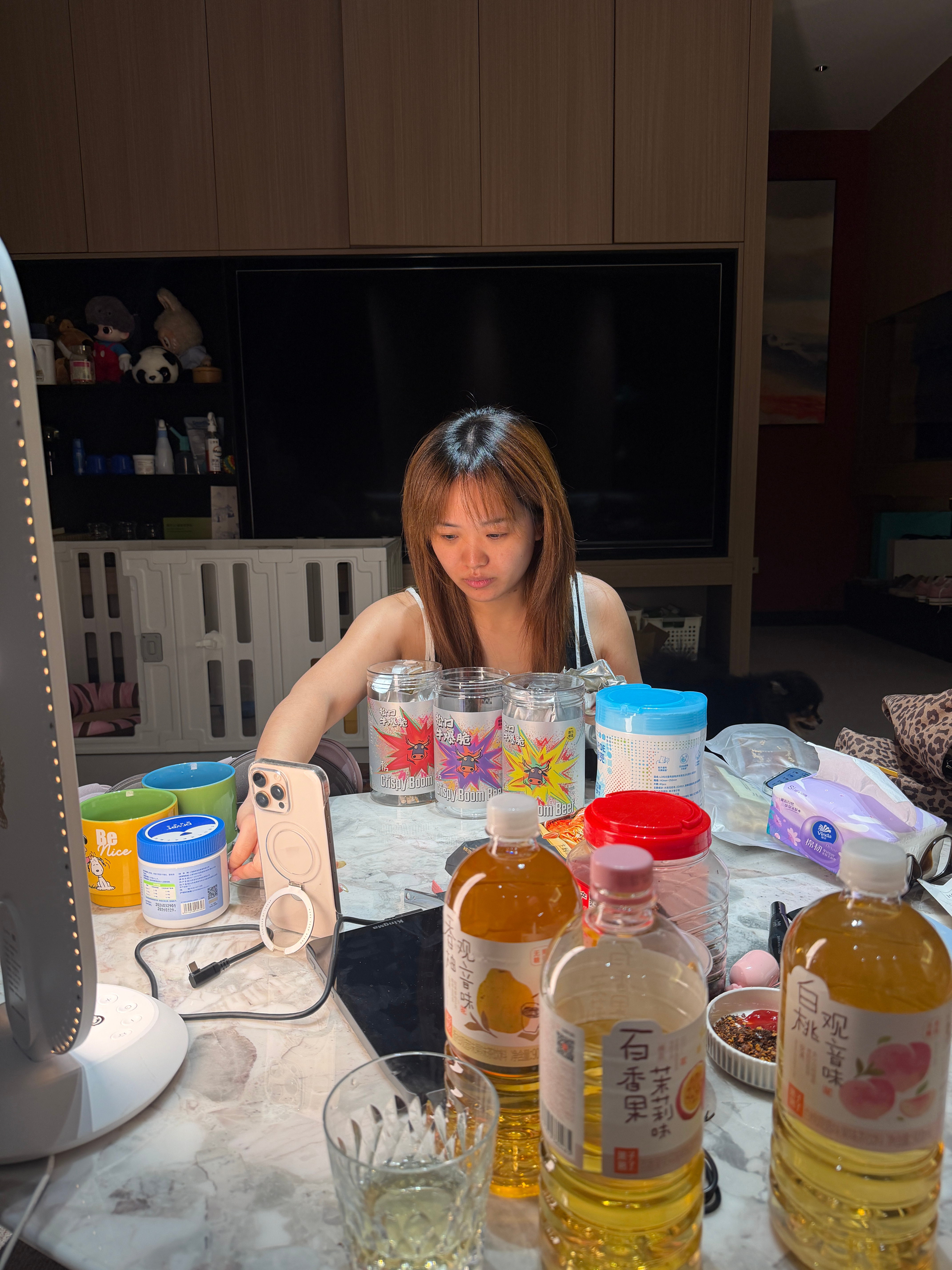 拍了一天胡子都拍出来了鱼姜又来我家拍了