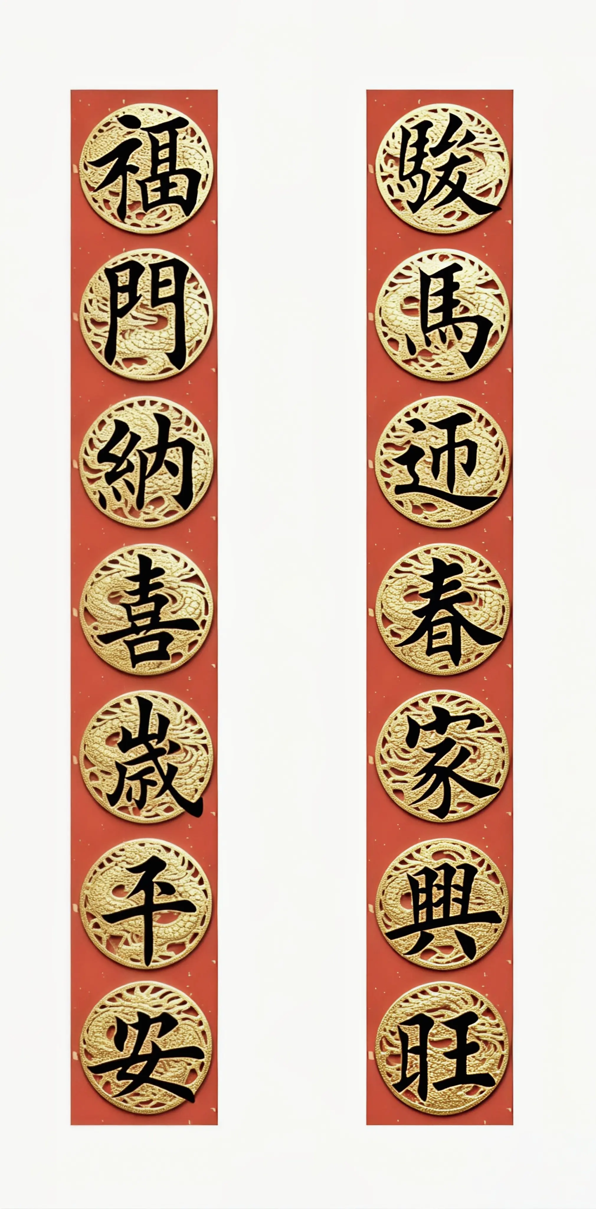 2026马年对联系列。