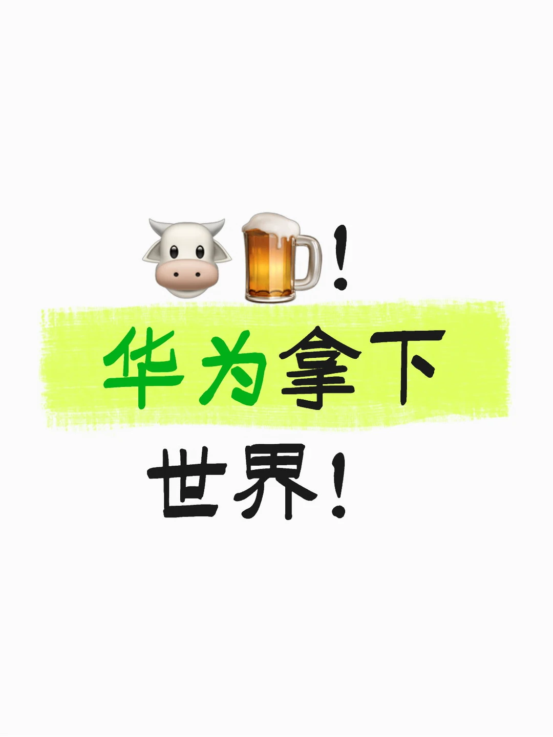 世界属于华为！！！