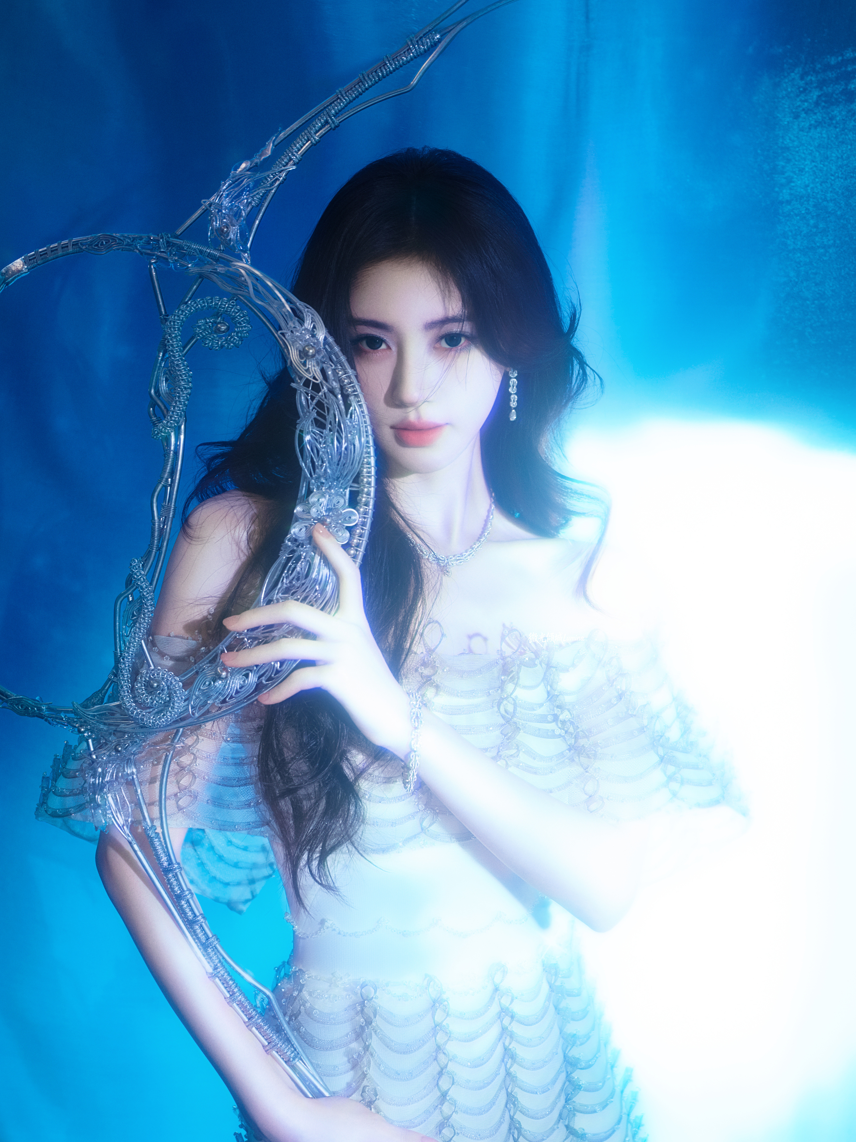 碧落之灵，凛冽生花🦋鞠婧祎 蓝色妖姬