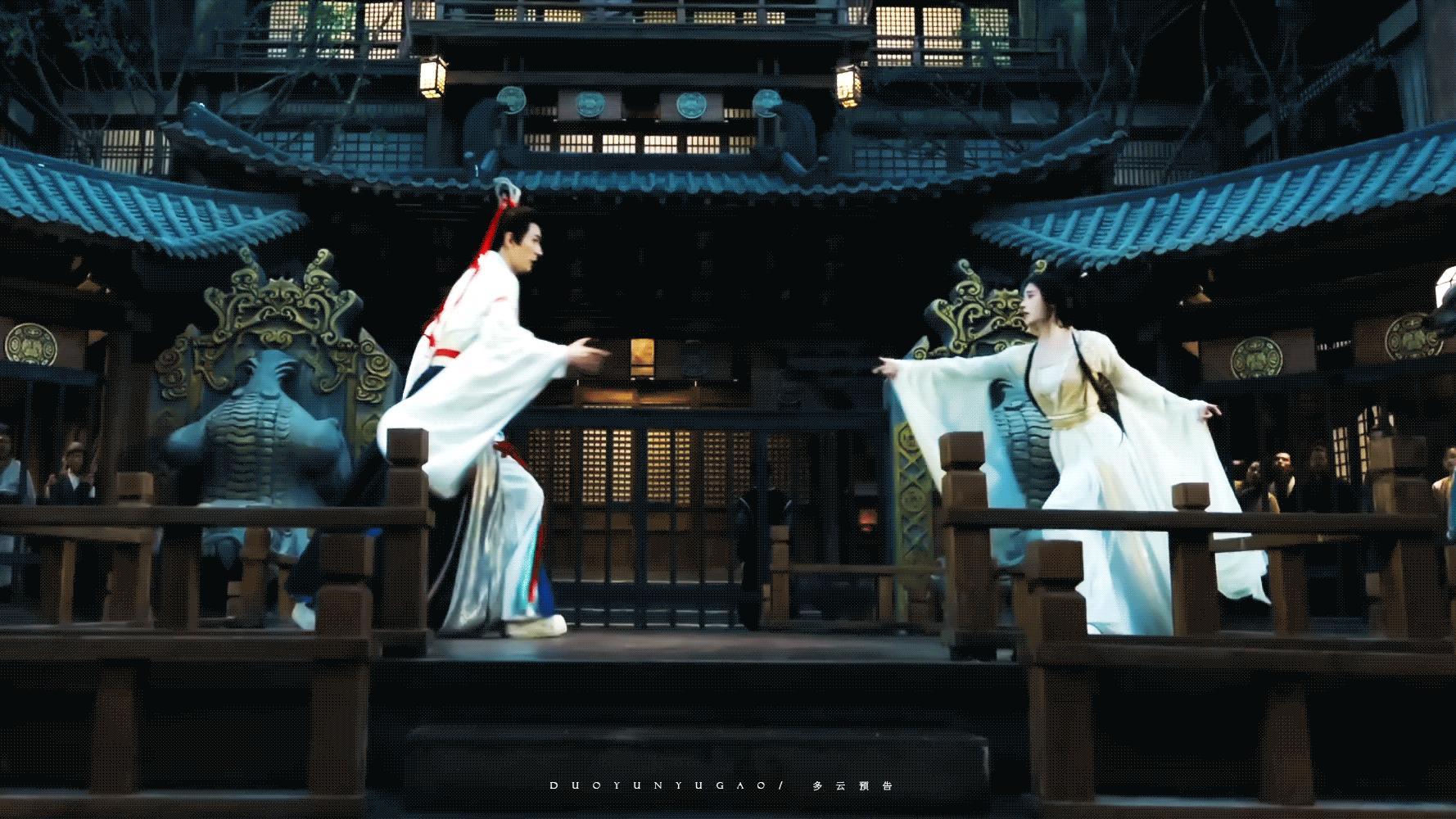 鞠婧祎、刘学义《#花间令#》潘杨之好的氛围感美图，花间令真好看！[并不简单][并