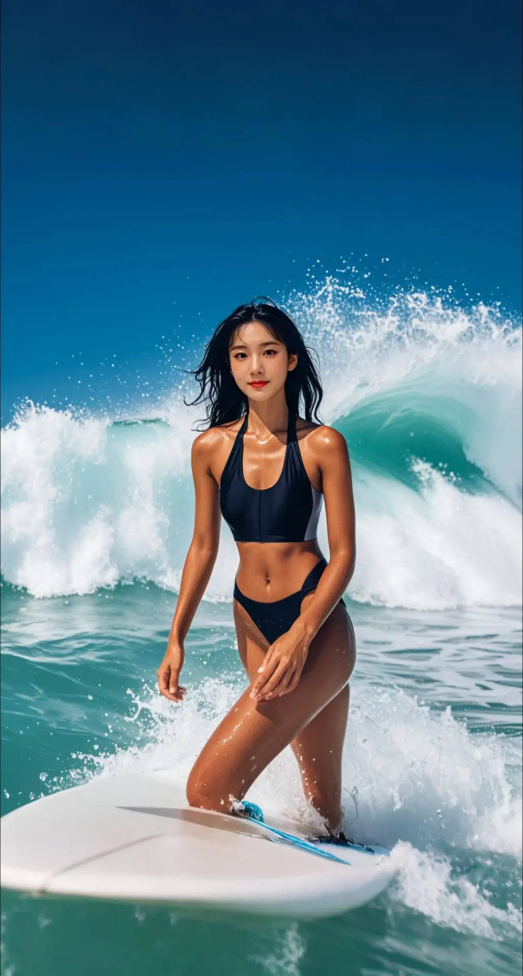 AI扩图 AI巨浪冲浪随拍