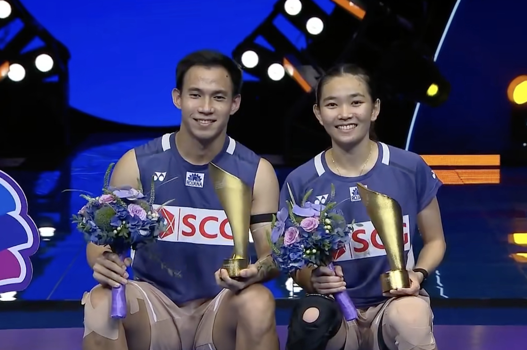 混双冠军：德差波/苏皮萨拉🇹🇭混双亚军：陈堂杰/杜依蔚🇲🇾恭喜四位🎉?
