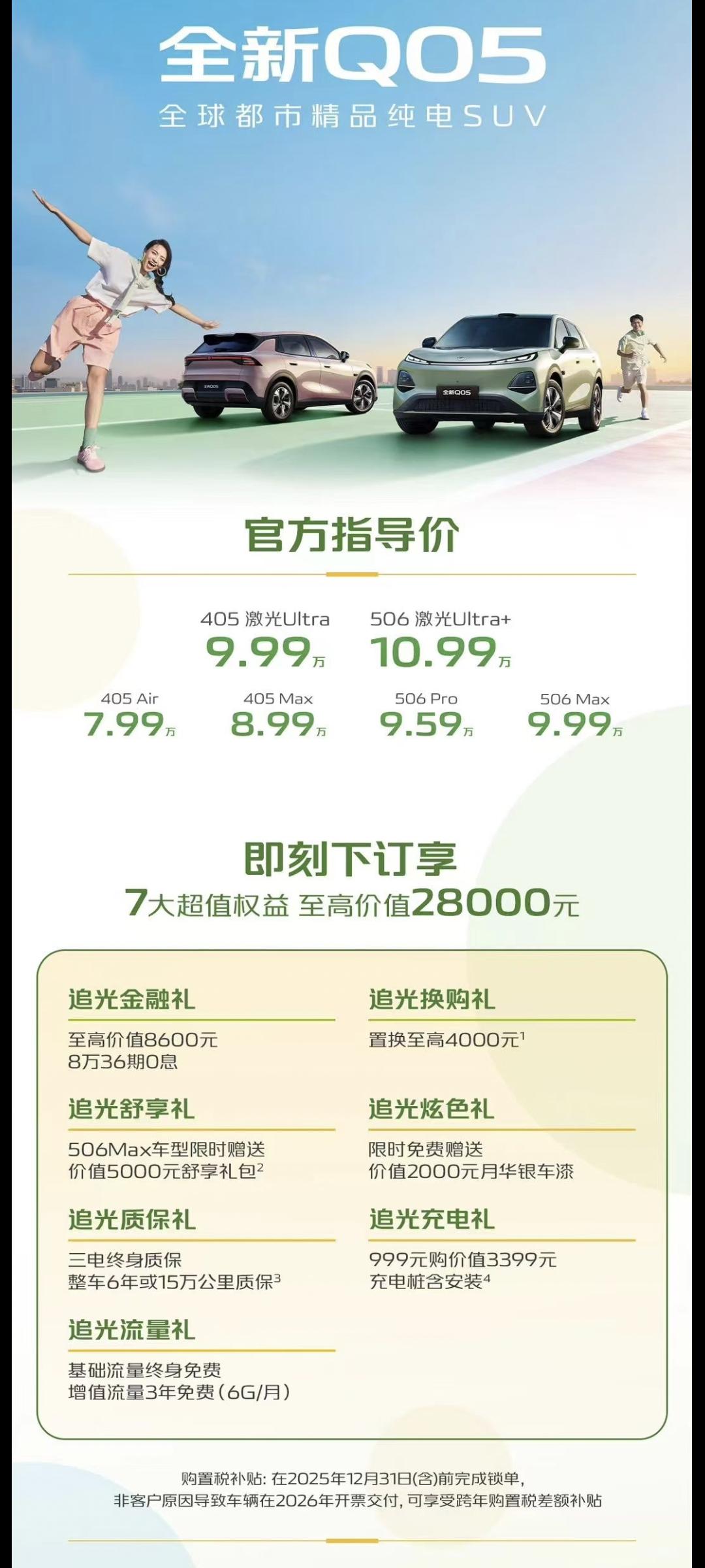 7.99万起，带激光雷达的10万以内最便宜的SUV，长安启源Q05上市了[灵光一