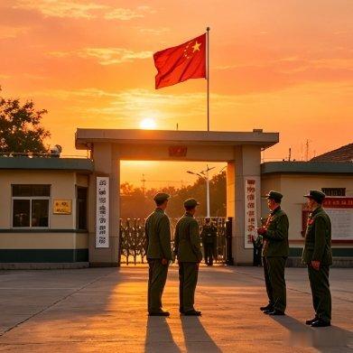 早安我的中国各位老兵，早安！骄阳初升，意气风发。从军之路，无悔一生；军人之魂，相