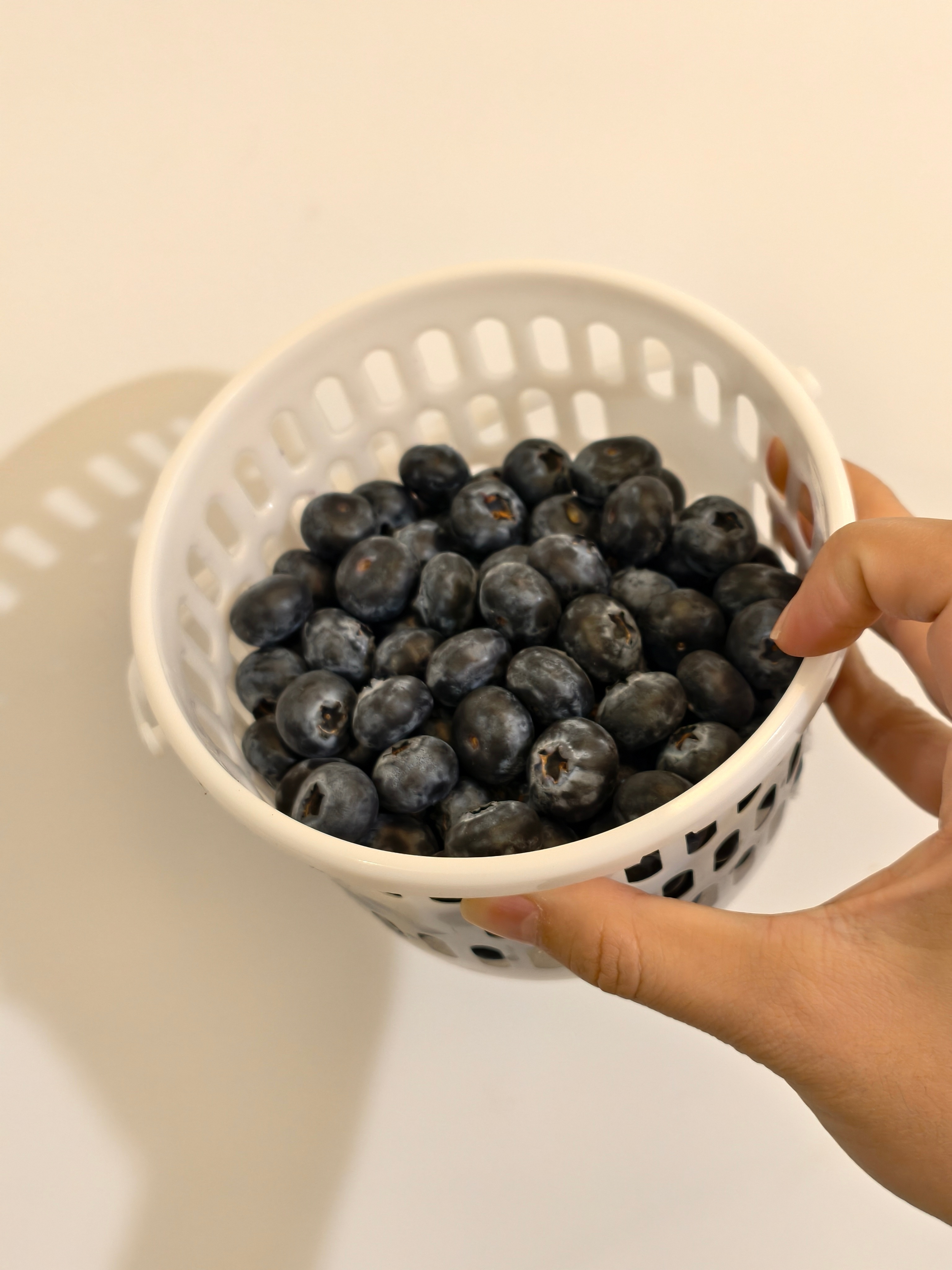 悄咪咪在老板那买了蓝莓，别看挺大一篮子，我感觉可以10分钟吃完太好糍了！ 