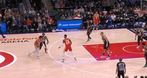 杰伦-约翰逊观察：21+18+16大号三双，16助攻生涯新高图1持球和奥孔古发动