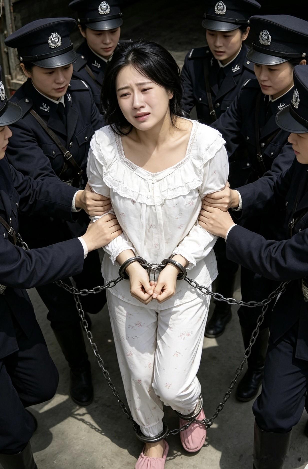 耐不住寂寞，放纵犯错，镣铐落地，从前幸福光景再难寻回。重刑女囚戴沉重脚镣是否必要