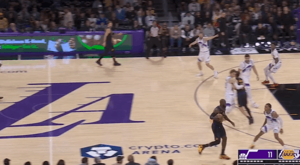 湖人观察：詹姆斯赛季首秀12助攻传球表演詹姆斯在今天迎来了他生涯第23个赛季的首