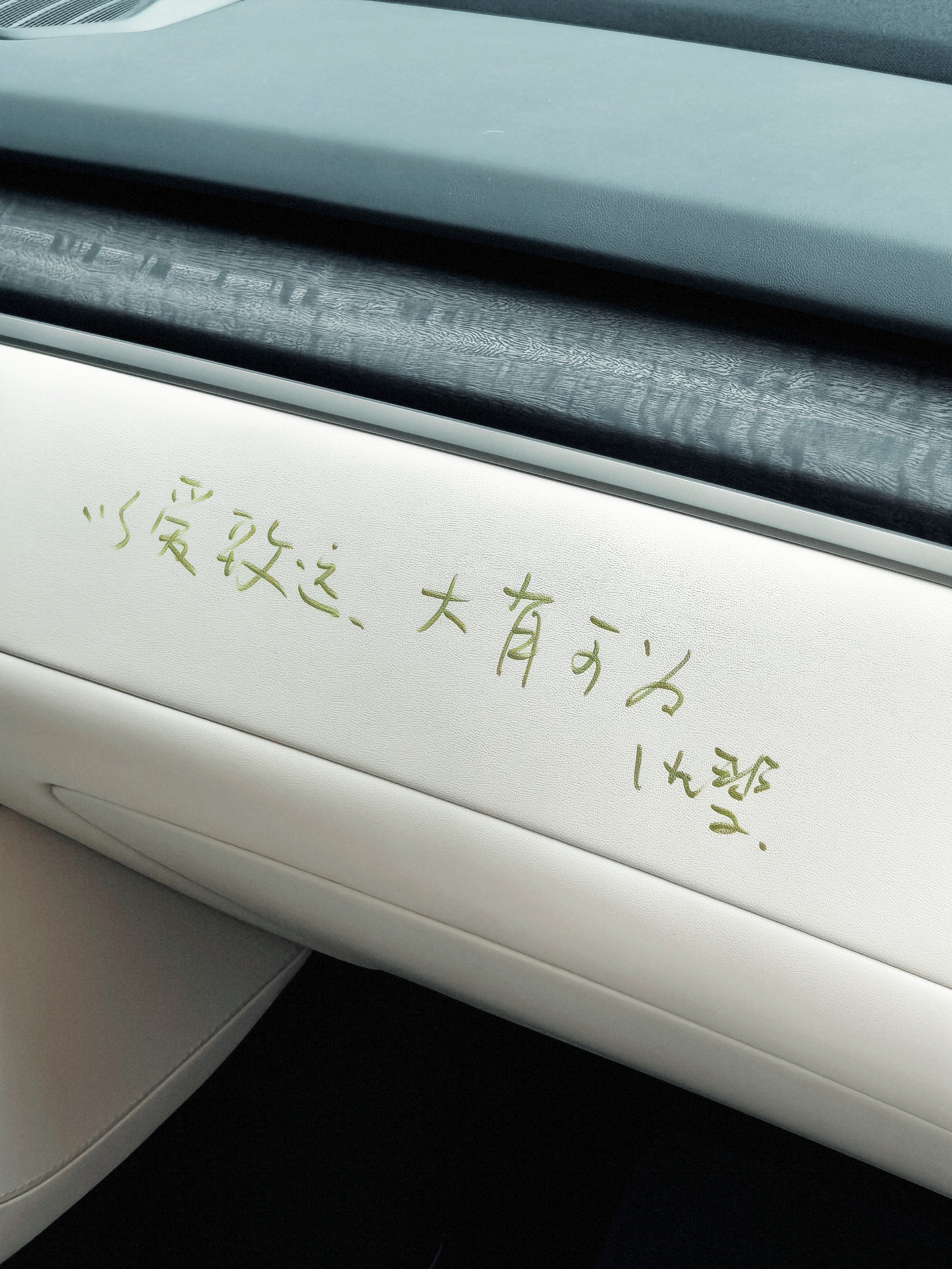 :看直播还是有用的。一个闻讯而来刚提车的年轻车主这不新的黑骑士版本，就拥有上签名