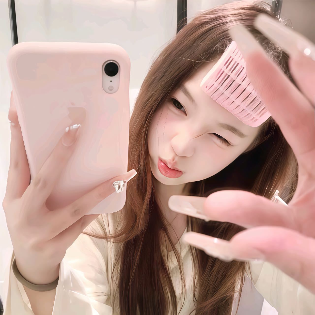 𝙒𝙚𝘾𝙝𝙖𝙩头像背景图搭配分享 ｜粉色头像 