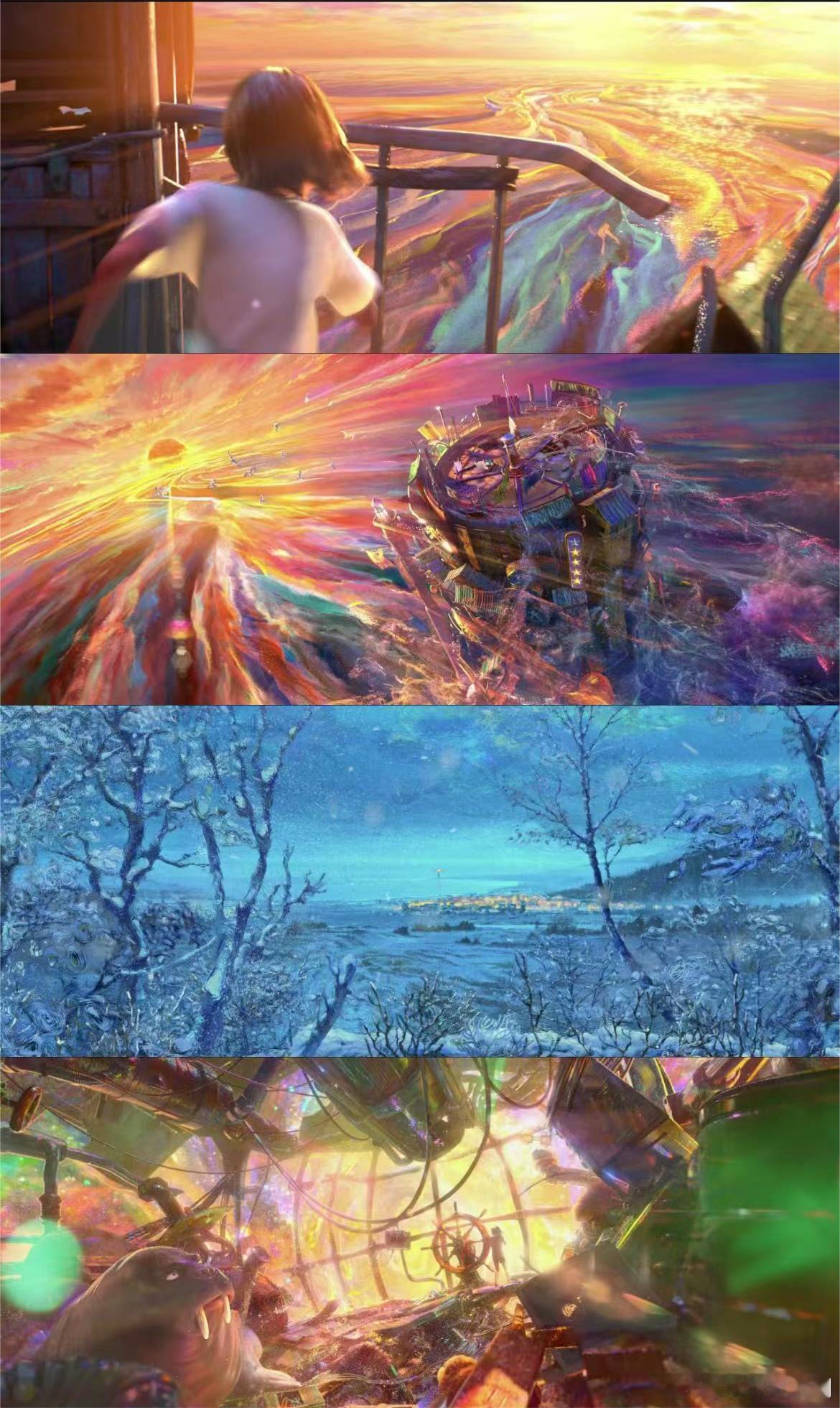 《深海》的粒子水墨，动态观感绝美！ ​​​