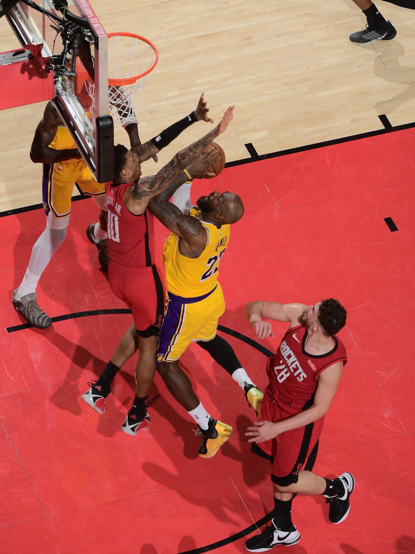 LEBRON JAMES 👑每张照片都适合放在前面。詹姆斯湖人vs火箭