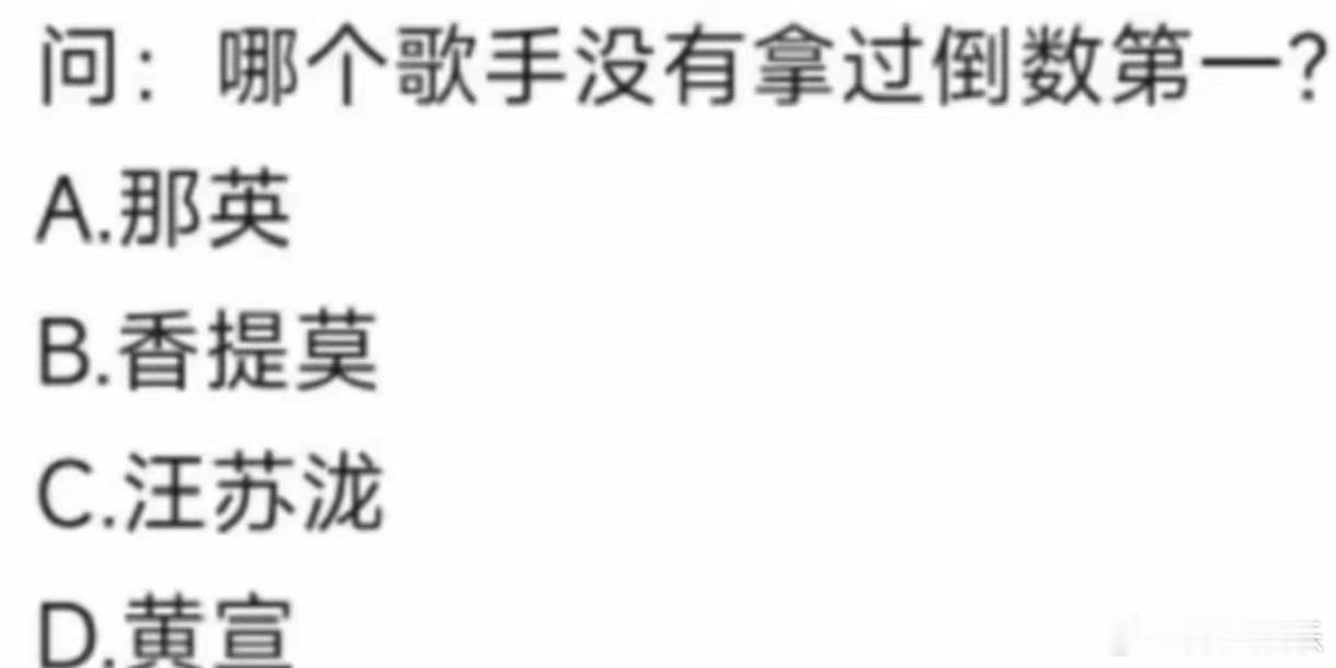 睡前互动[doge]那位歌手排名没垫底过？[吃瓜] ​​​