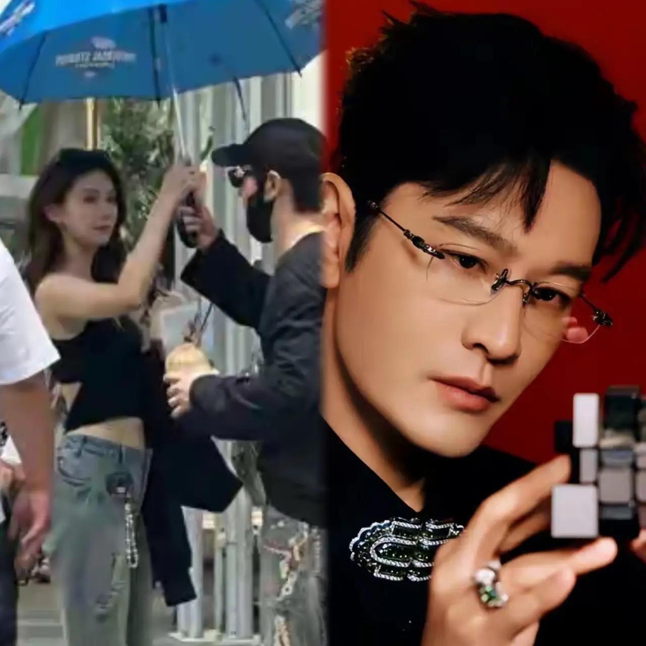 黄晓明这个人真的让人猜不透，
你说他不专一吧，
当时和杨颖官宣各种恩爱，而且他俩