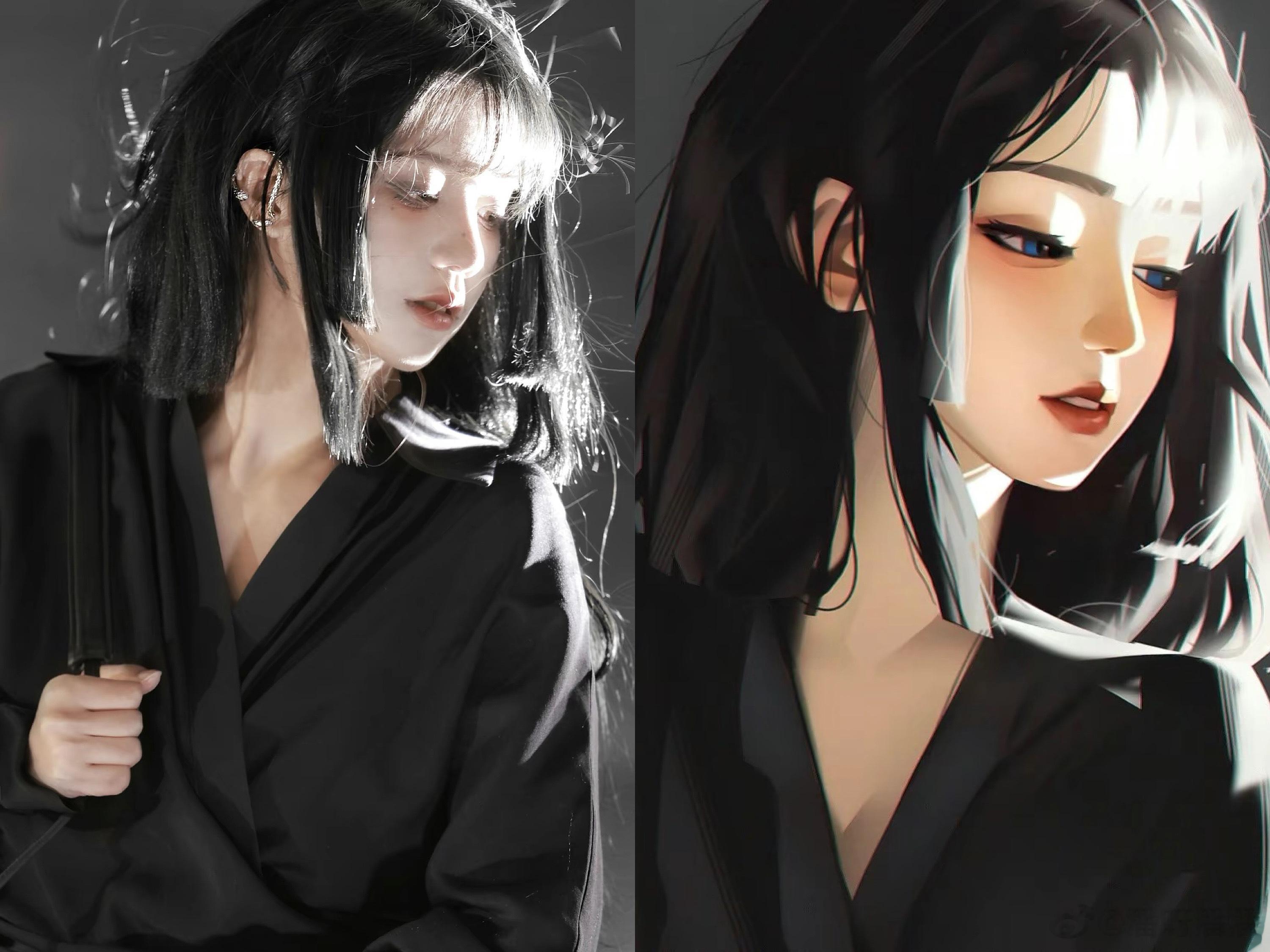 我拍的图被画成画啦 ​​​