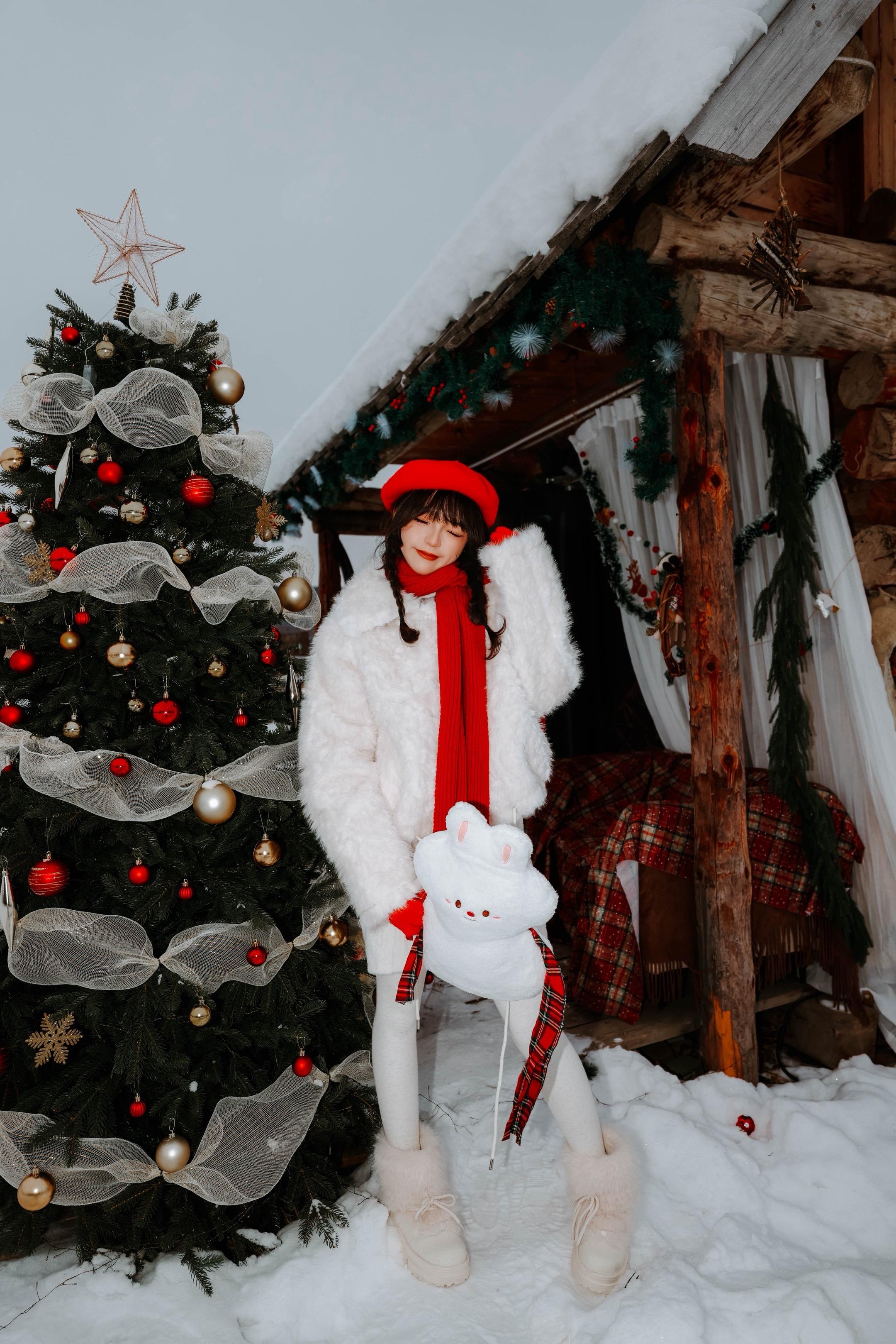 去禾木啦，开启一个有雪的冬天。雪地生命力拍照 同款可拍