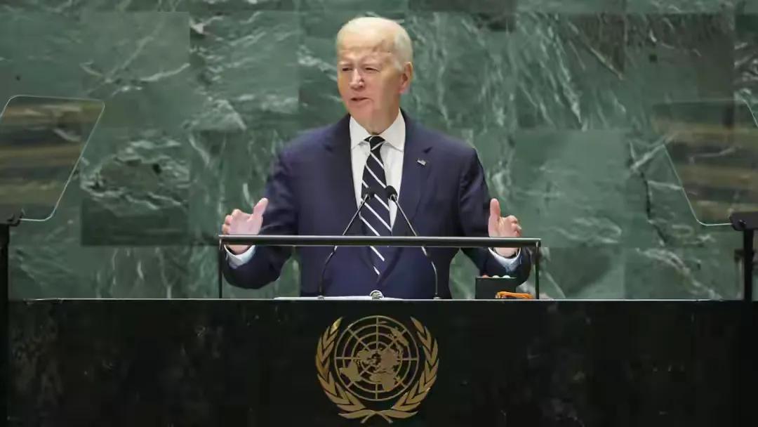 拜登这番话让人感觉似曾相识

美国总统拜登近日在联合国大会发表告别演讲时，面对台