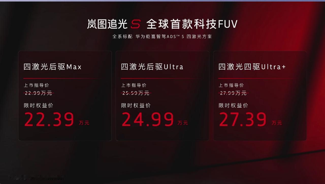 2026岚图用户之夜启幕，追光S上市售价22.39万元起
8月15日，2026年