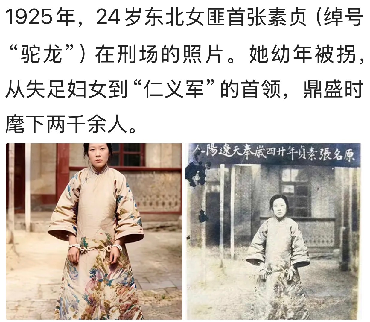 张素贞（绰号“驼龙”）她不是英雄，也不是彻底的恶人。她更多地是个普通人，在艰难的