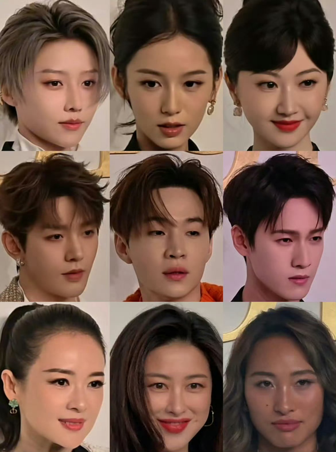 Dior今日活动男女明星怼脸生图 