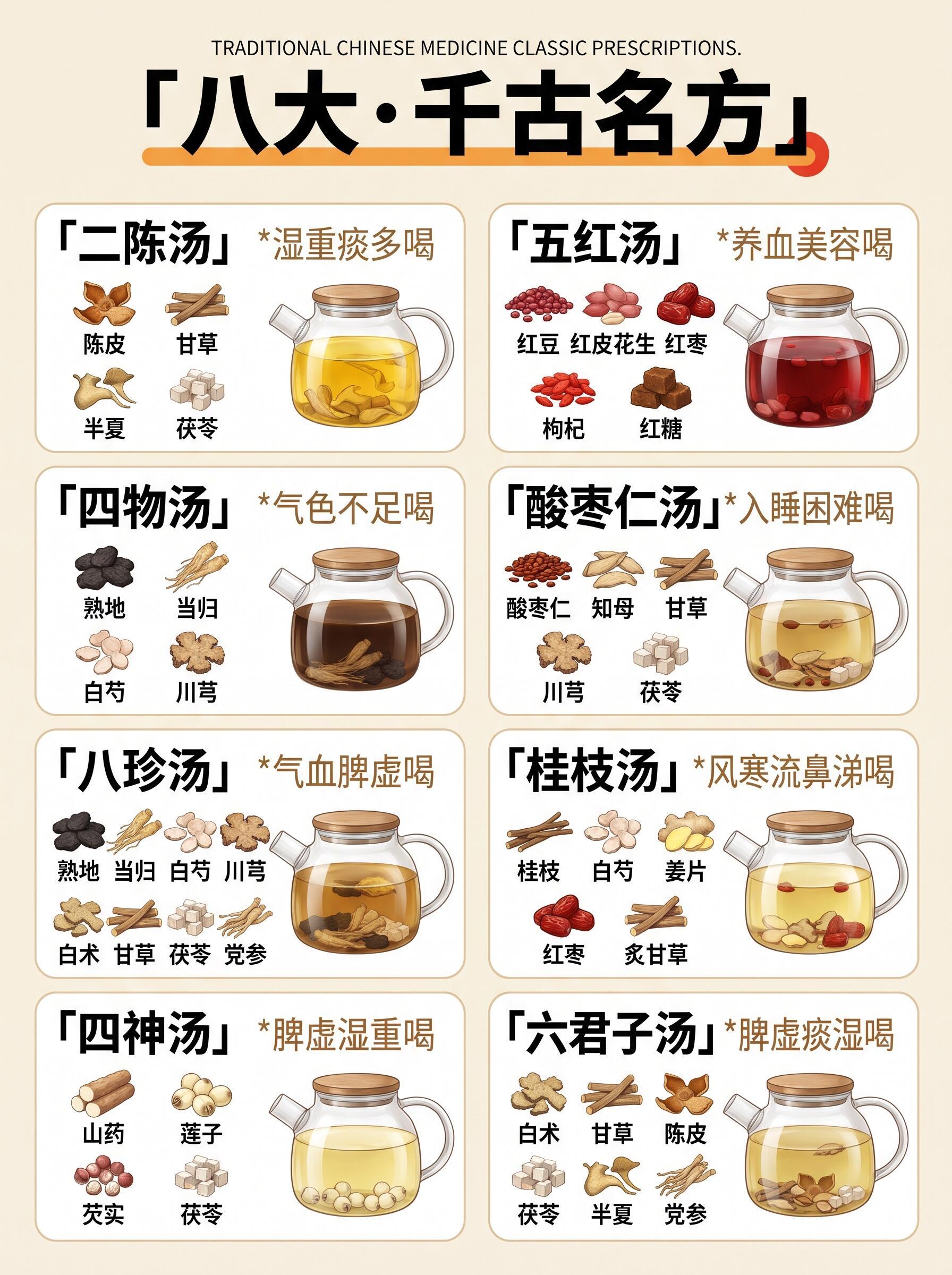 八款千年古方，古人养生智慧 