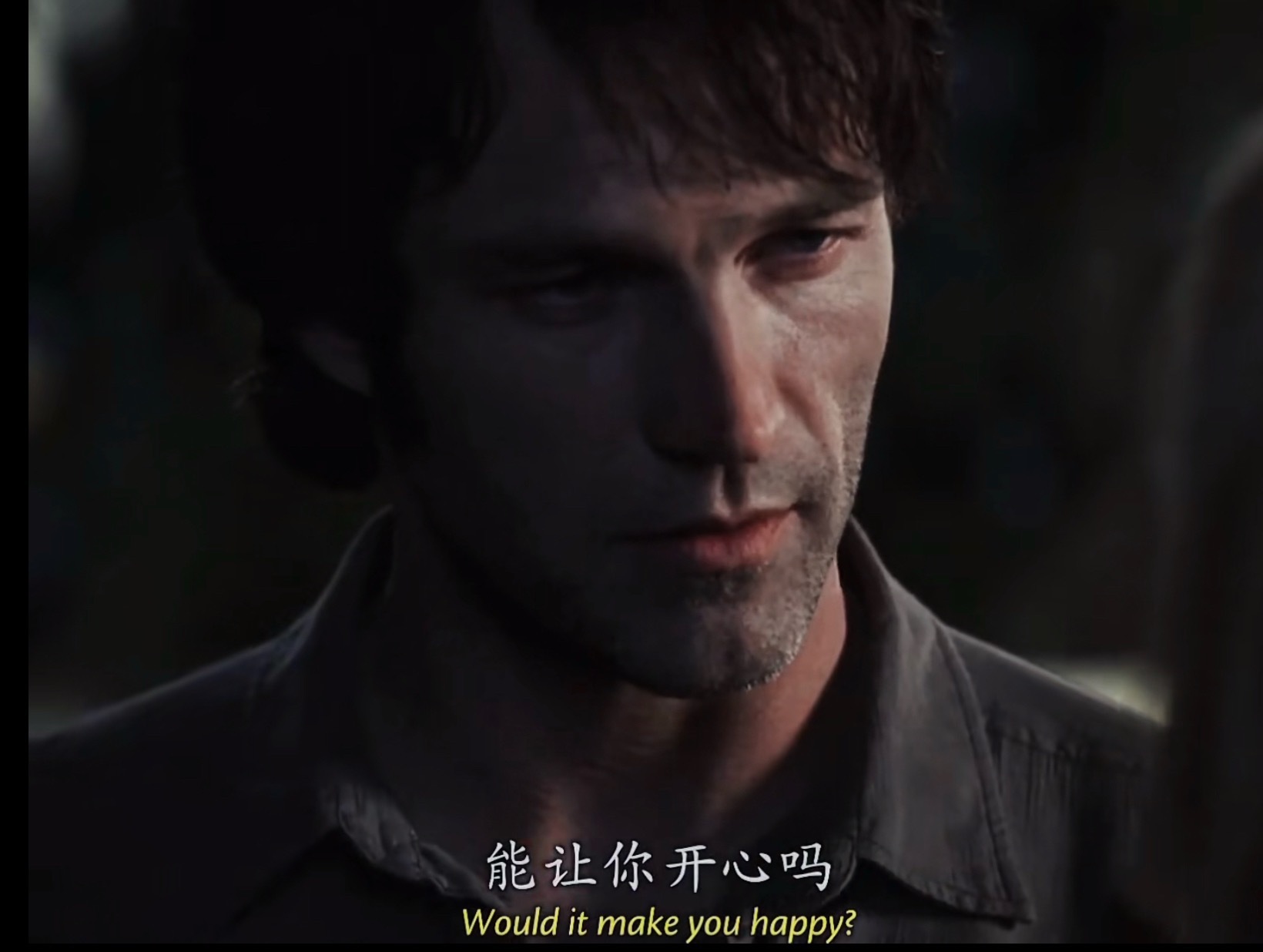 《真爱如血》里面的bill居然还长这样，以前看的时候觉得他可帅一度怀疑自己有恋老