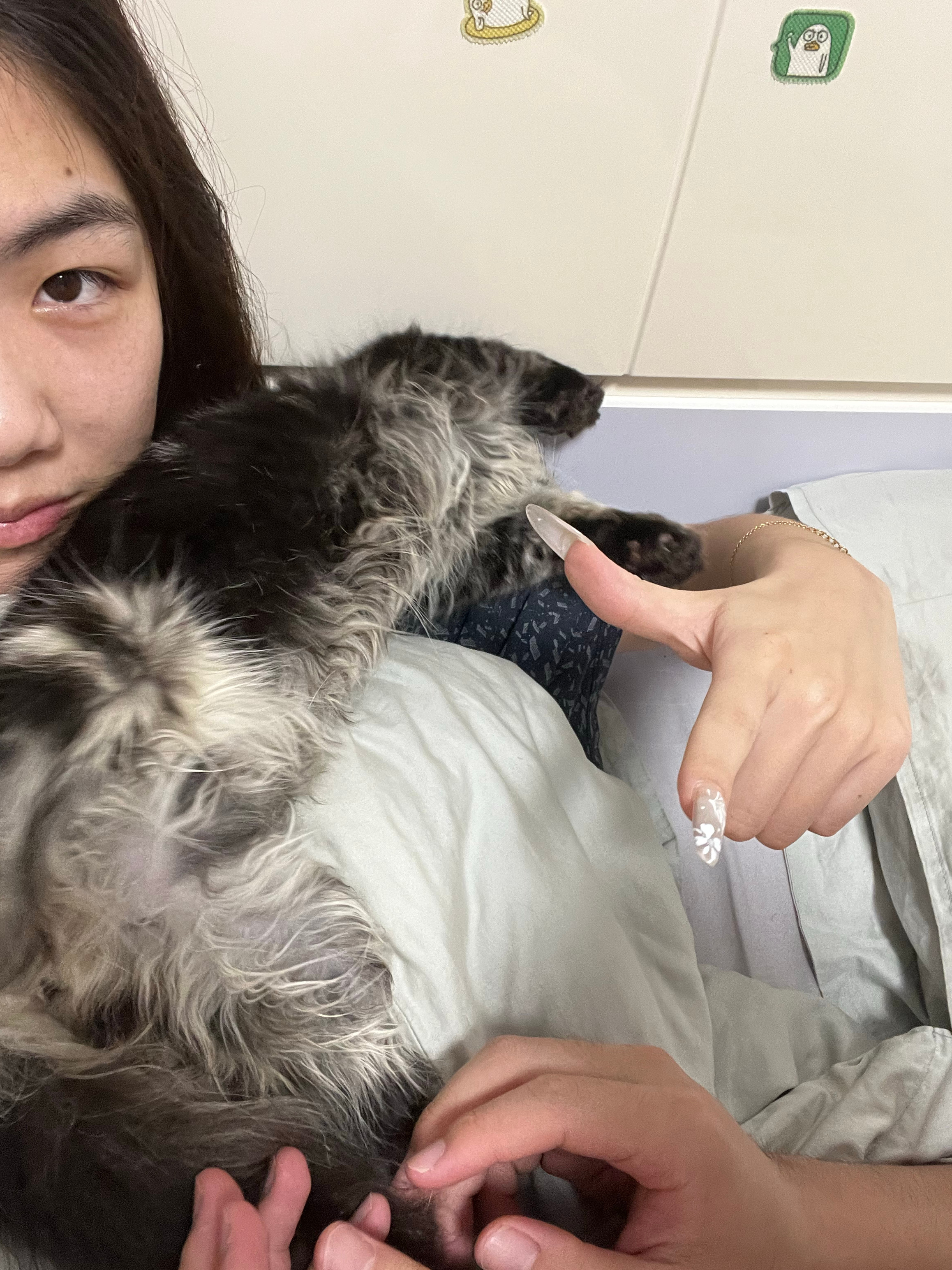 宝宝 妈妈无法想象你长到15斤还躺在我身上睡的样子 ​​​