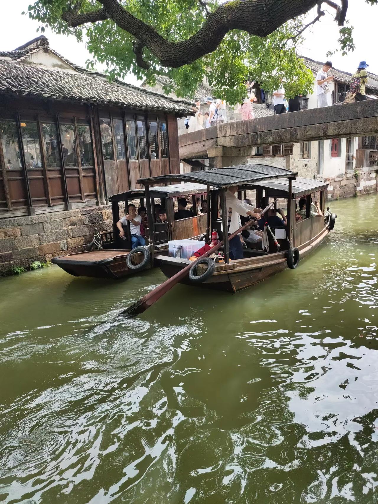 随手拍张图，分享美好瞬间小桥流水人家，古西唐风景如画，乌篷船佳人佳话。