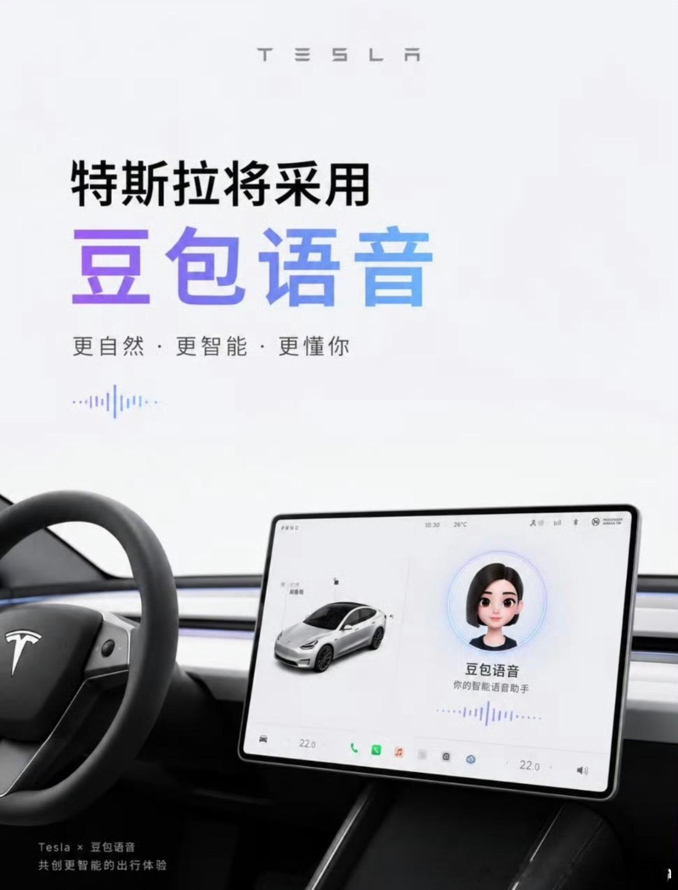 特斯拉 豆包哇哦，特斯拉车主的福音来了 