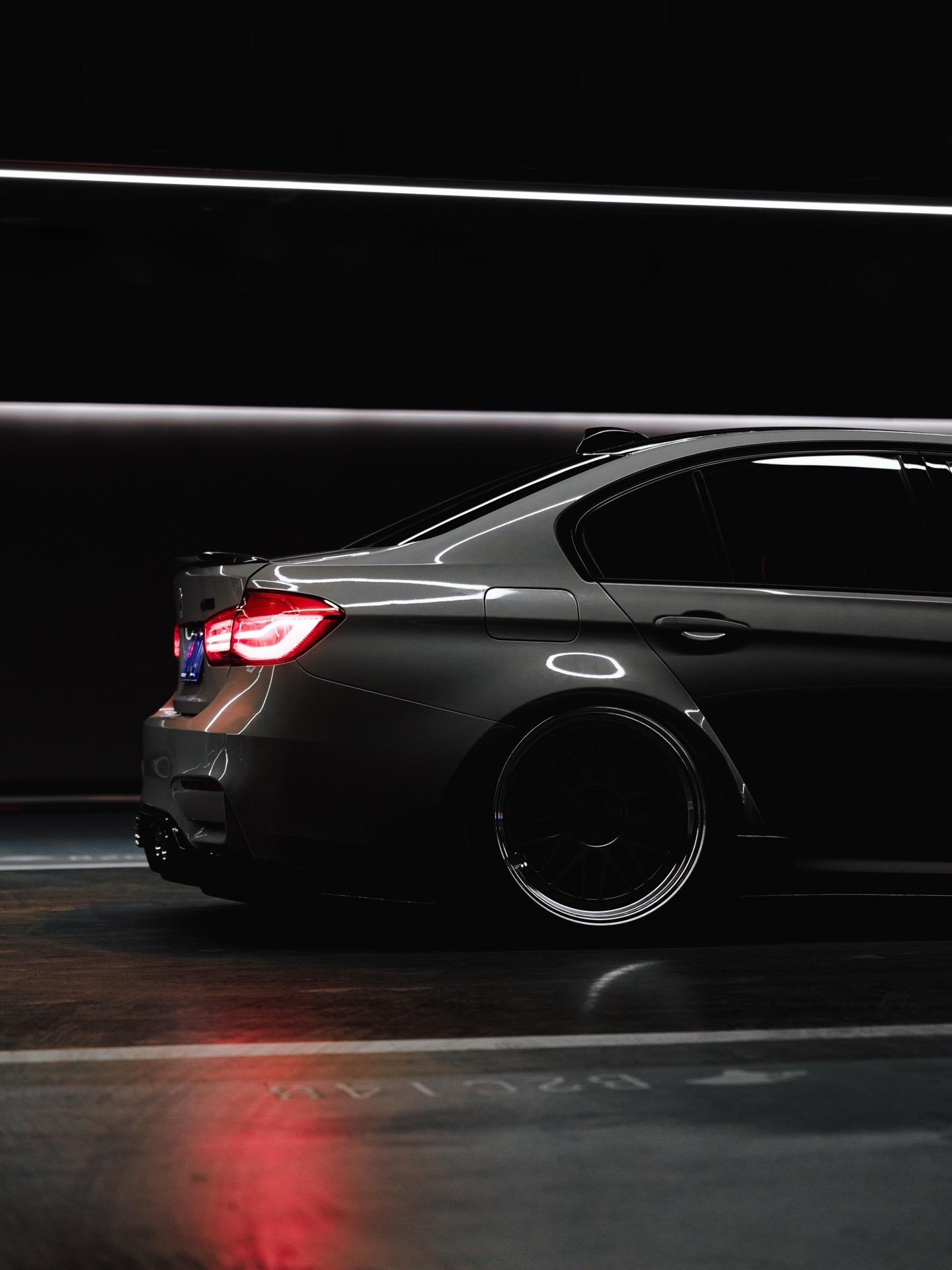 宝马M3。万象城地库打卡