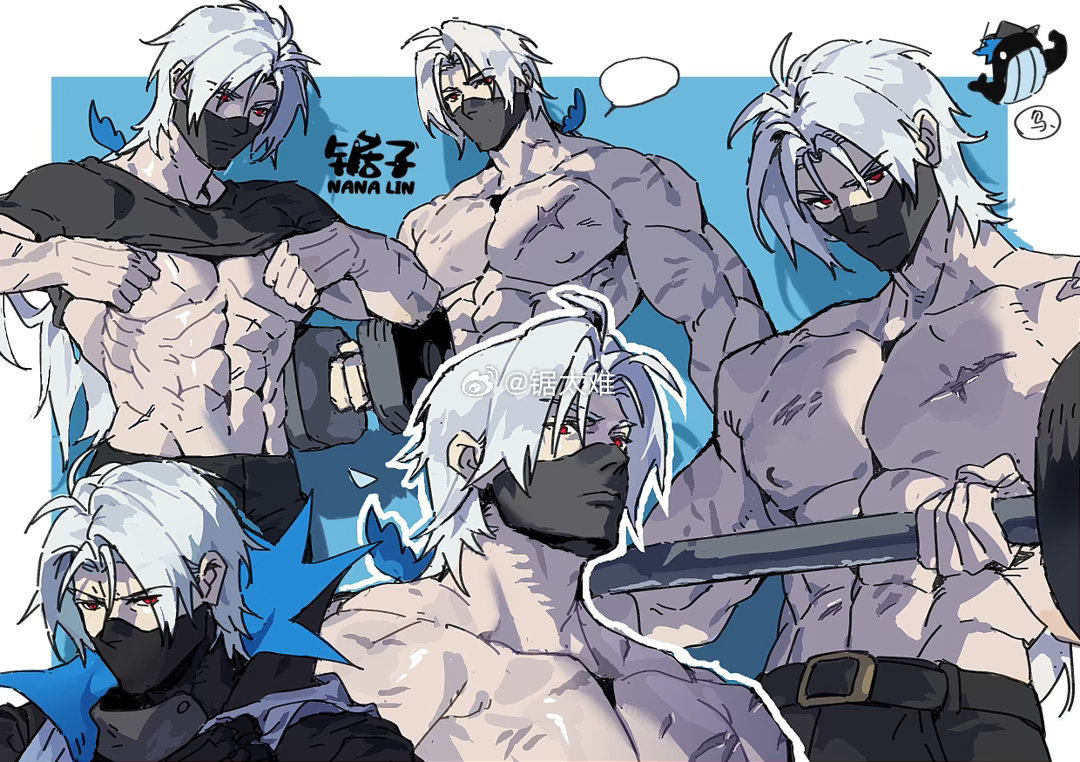 明日方舟[超话]  久不画了[允悲]偶尔画画你老乌 ​​​