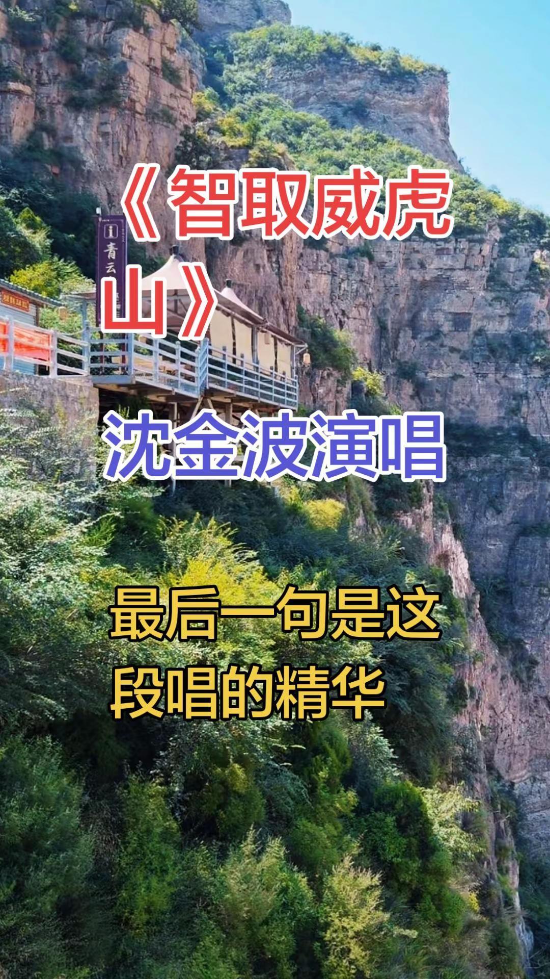《智取威虎山》沈金波演唱，最后一句才是这段唱的精华！