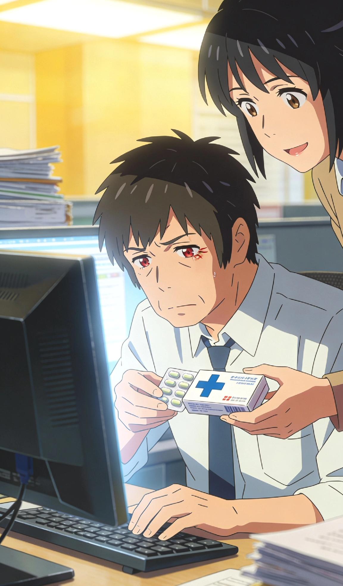 天气逐渐转凉
有一个同事买了一种“桌面垫电暖”
他直接就给了我来用
生怕我着凉。