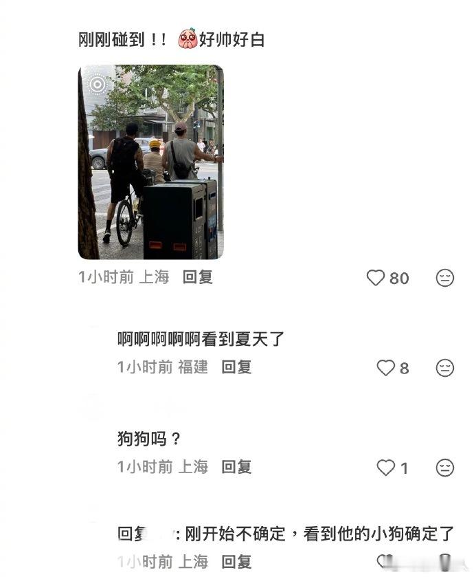 黄景瑜骑车也要带着狗全网都在羡慕小夏天，出门兜风专属单车座位，黄景瑜骑行全程细心