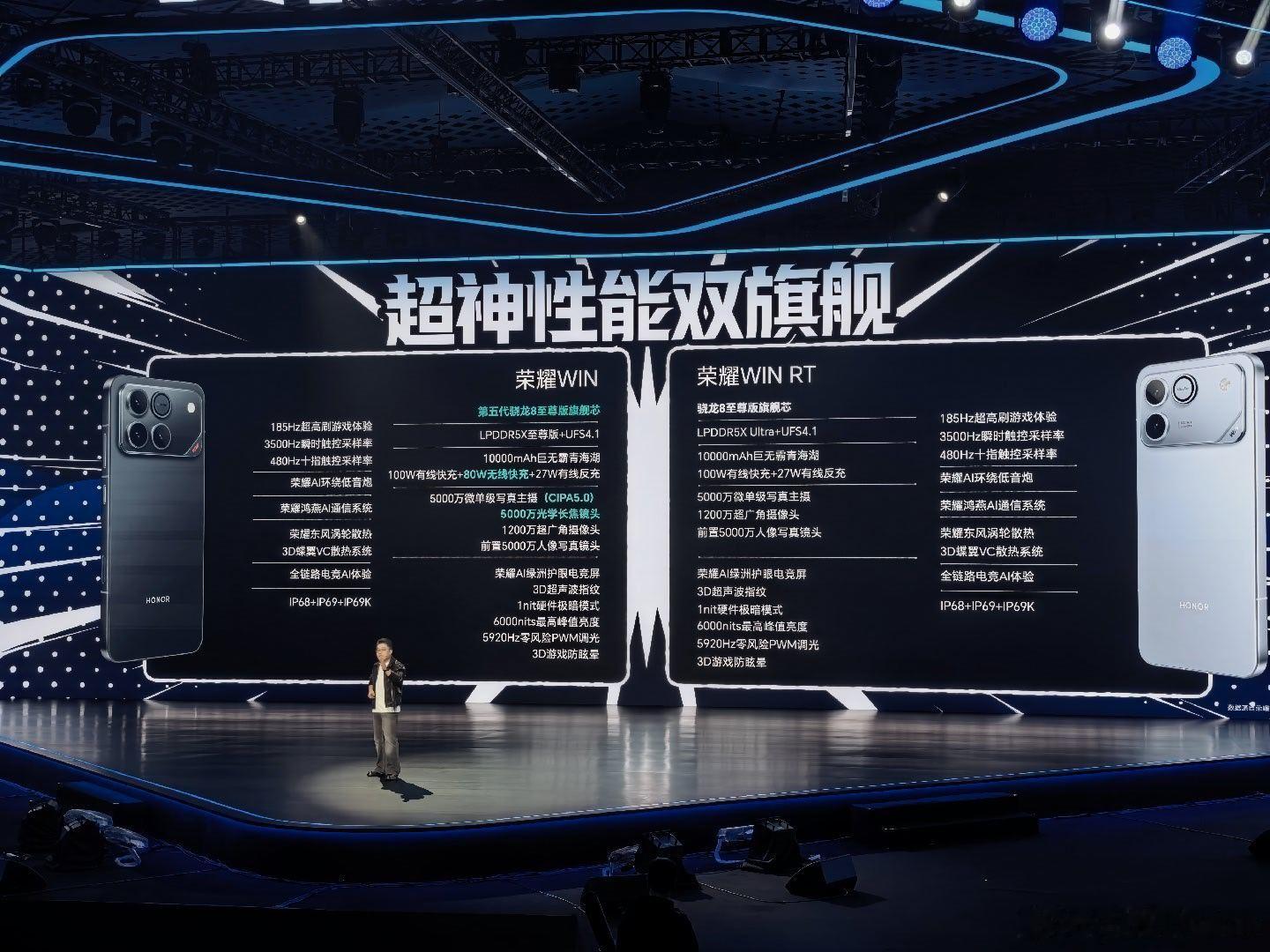 荣耀WIN RT采用了类似WIN的配置，主要在处理器和相机有一些差别。 