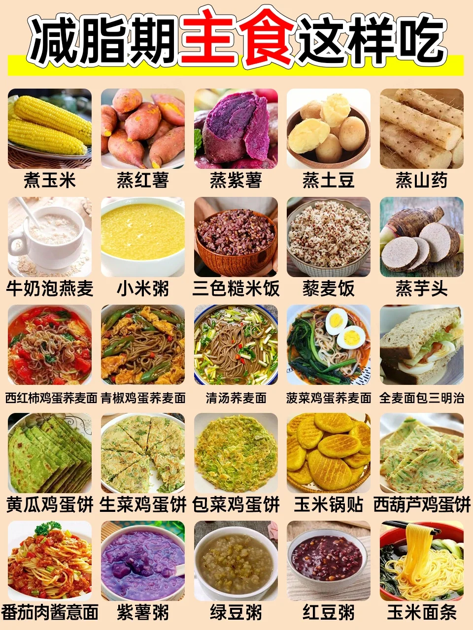 🔥减脂期食物大合集‖这样吃巨掉秤‼️