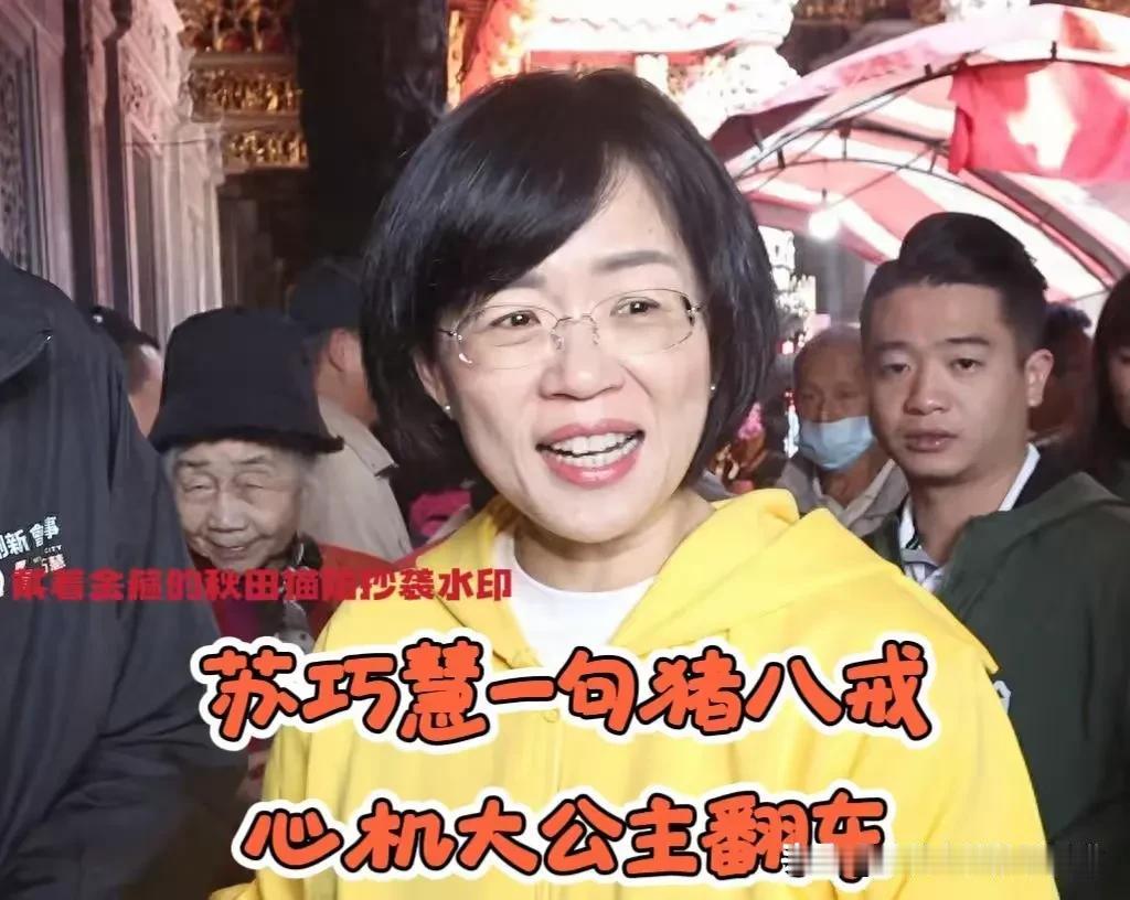 苏巧慧屡屡翻车！
“猪八戒”风波还没过去，潘孟安又送上“神助攻”，绿营新北选情恐