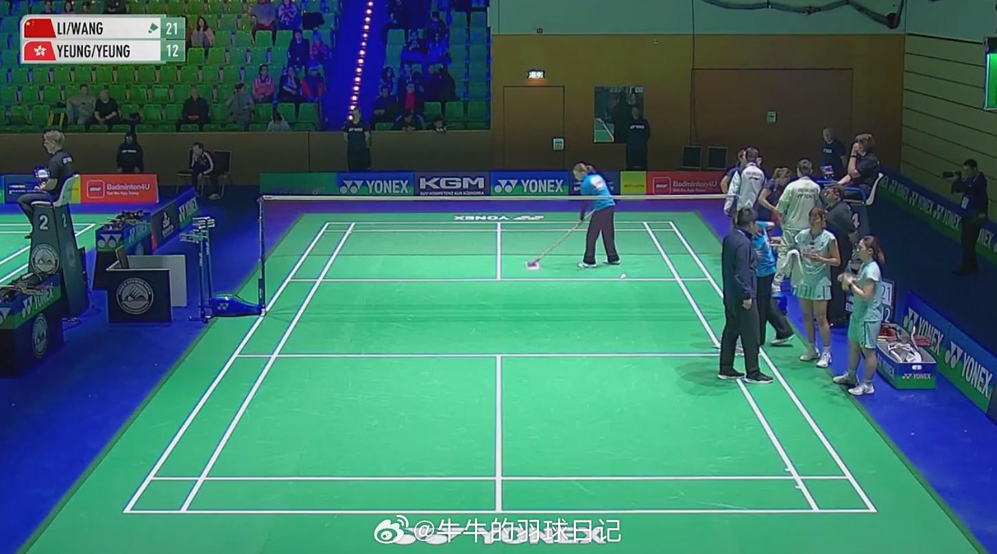 2026年德国羽毛球公开赛 女双 1/16赛 李怡婧 / 王漪朵 21-12 杨