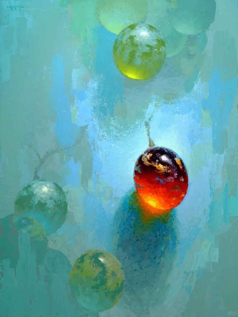 这强烈的冷暖对比色太有质感了！